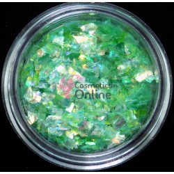 Foite subtiri Verde cu reflexii pentru unghii FD006
